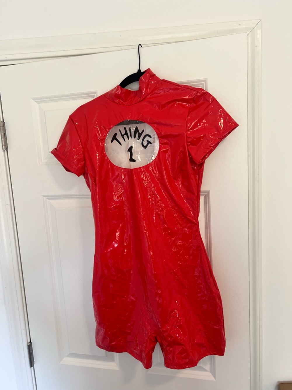 Red 'Thing 1' Costume Romper